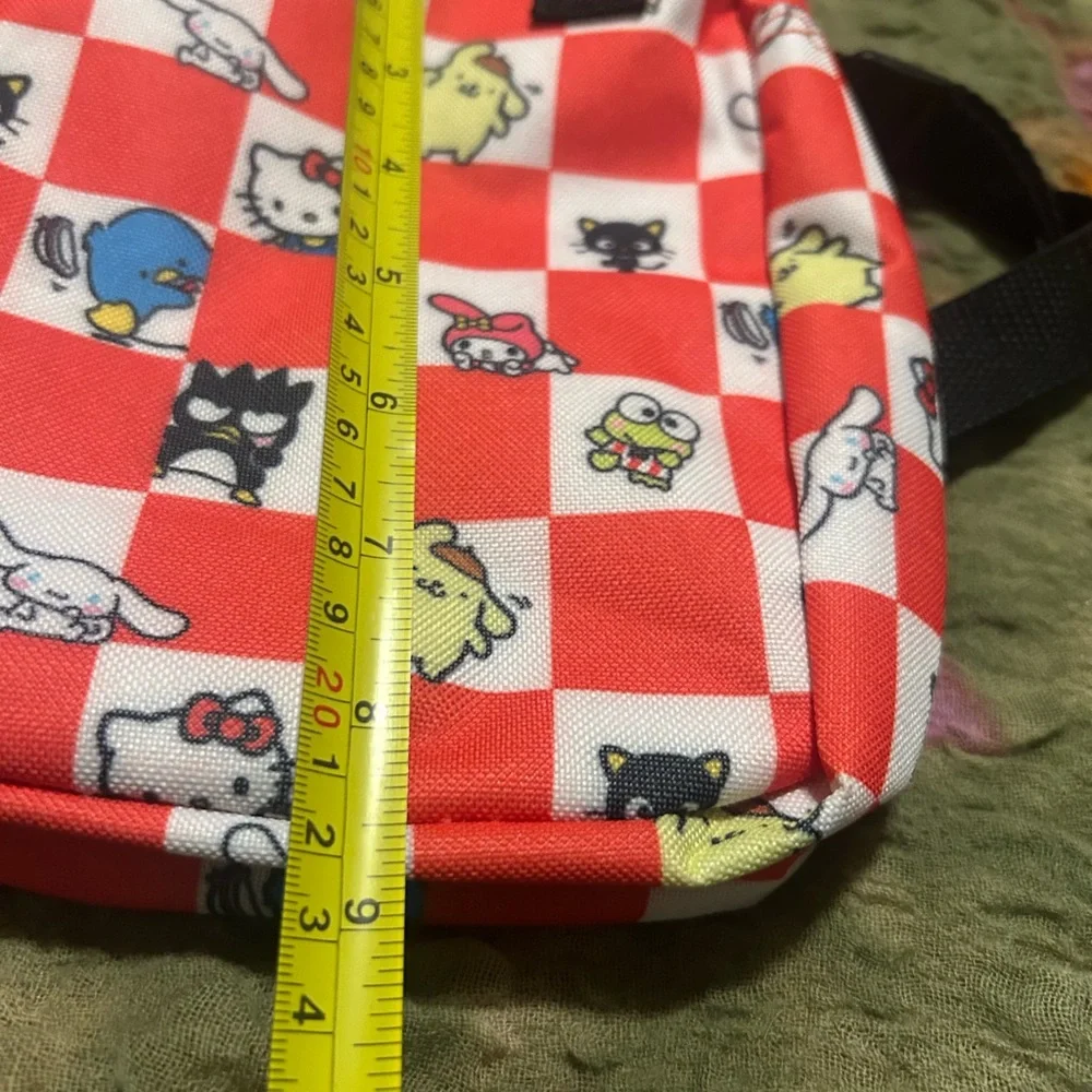 Hello Kitty Red and White Checkered Crossbody